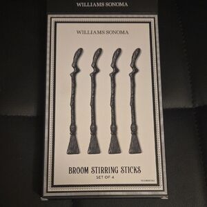 Williams Sonoma Charcoal Broom Stirring Sticks Set